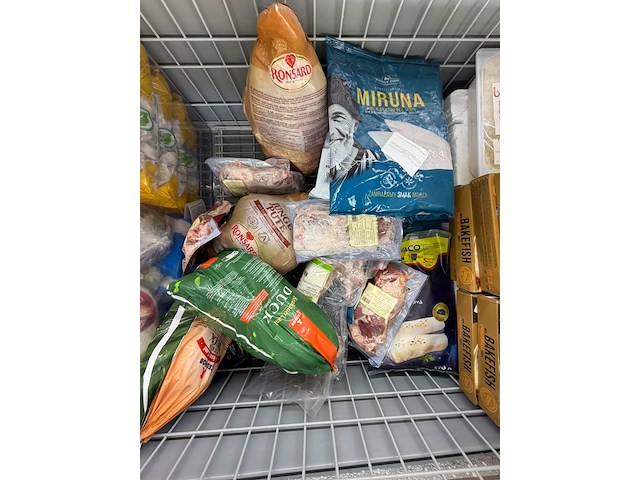 Inhoud diepvries: partij diepvriesproducten - afbeelding 5 van  7