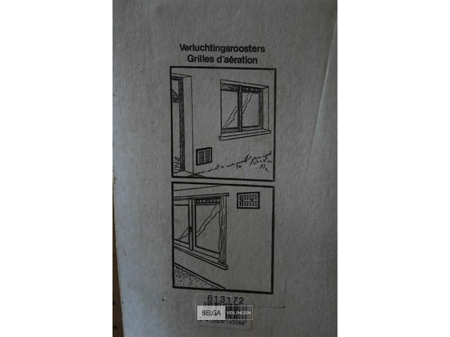 Inhoud doos regelbare verluchtingroosters - afbeelding 5 van  5