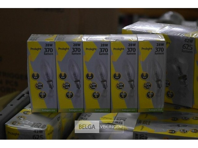 Inhoud kist partij div soorten lampen - afbeelding 1 van  3