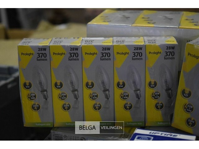 Inhoud kist partij div soorten lampen - afbeelding 2 van  4