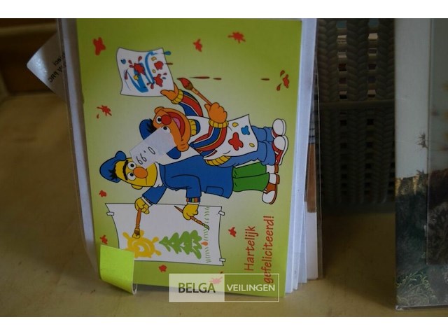 Inhoud korf partij div. wenskaarten - afbeelding 2 van  4