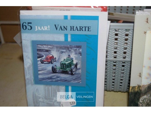 Inhoud korf partij div. wenskaarten - afbeelding 3 van  4