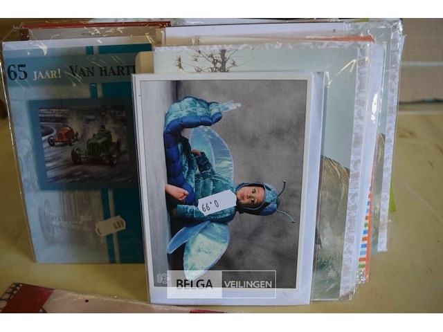 Inhoud korf partij div. wenskaarten - afbeelding 4 van  4