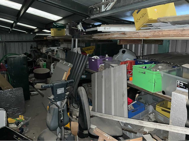 Inhoud magazijn op platform 2 + palletstelling - afbeelding 5 van  6