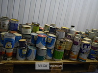 Inhoud pallet partij div soorten verf