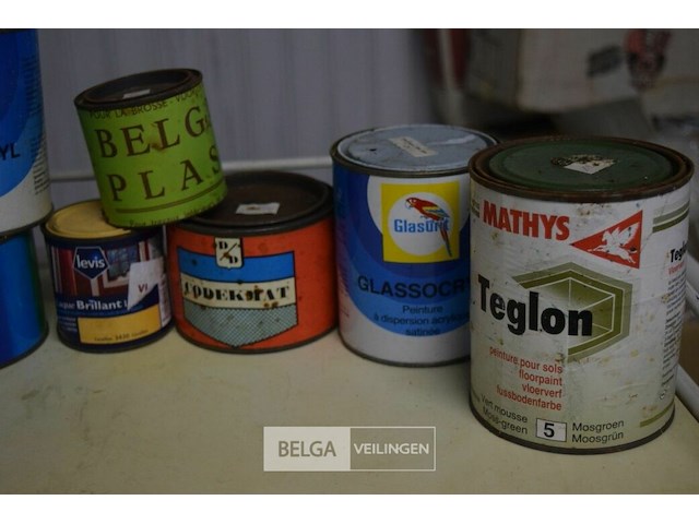 Inhoud pallet partij div soorten verf - afbeelding 3 van  8