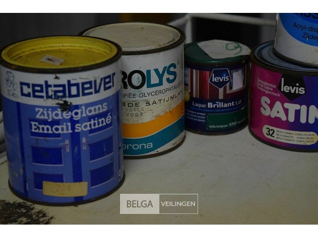 Inhoud pallet partij div soorten verf - afbeelding 4 van  8