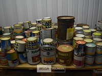 Inhoud pallet partij div soorten verf