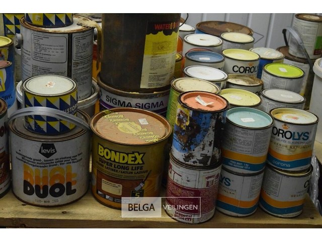 Inhoud pallet partij div soorten verf - afbeelding 2 van  6