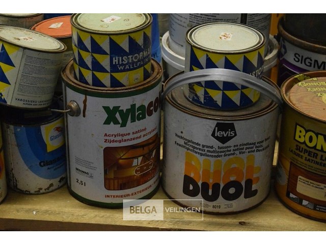 Inhoud pallet partij div soorten verf - afbeelding 3 van  6