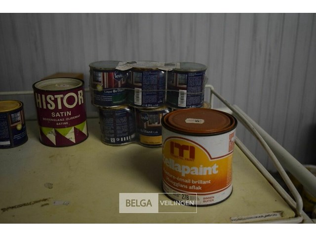 Inhoud pallet partij div soorten verf - afbeelding 2 van  5