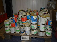 Inhoud pallet partij div soorten verf