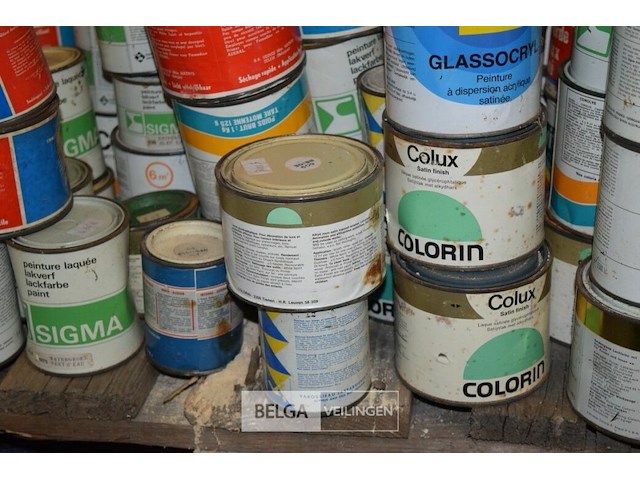 Inhoud pallet partij div soorten verf - afbeelding 3 van  7
