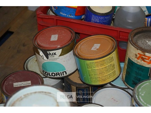 Inhoud pallet partij div soorten verf - afbeelding 7 van  7