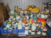 Inhoud pallet partij div soorten verf