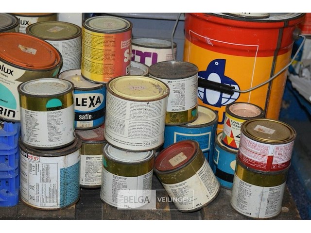 Inhoud pallet partij div soorten verf - afbeelding 2 van  6
