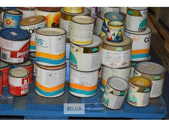 Inhoud pallet partij div soorten verf - afbeelding 3 van  6