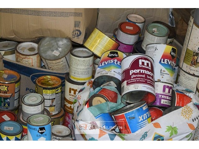 Inhoud pallet partij div soorten verf - afbeelding 3 van  7