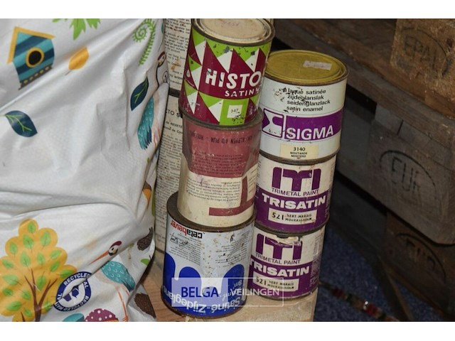 Inhoud pallet partij div soorten verf - afbeelding 4 van  7
