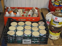 Inhoud pallet partij div soorten verf