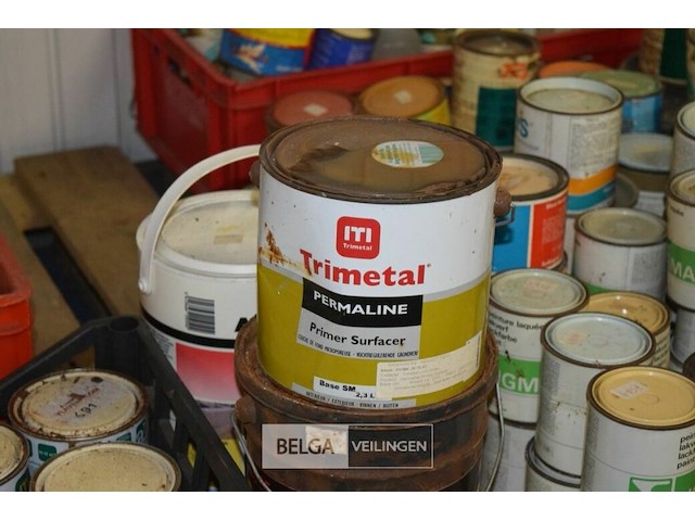 Inhoud pallet partij div soorten verf - afbeelding 2 van  5