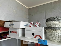 Inhoud rek - div mandjes, confituur, nutella, siroop - afbeelding 4 van  6