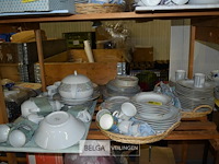 Inhoud rek partij servies