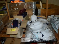 Inhoud rek partij servies