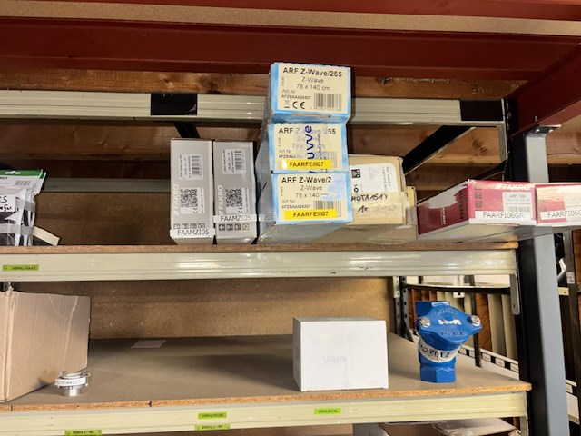 Inhoud rek pvc bochten/ t-stukken - kogelkranen - afbeelding 7 van  15