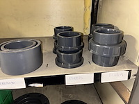 Inhoud rek pvc bochten/ t-stukken - kogelkranen - afbeelding 14 van  15