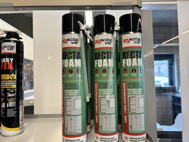 Inhoud + rek recta vit easy fix foam - afbeelding 2 van  5
