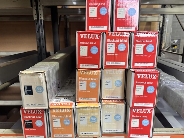 Inhoud rek velux blinds - afbeelding 2 van  7