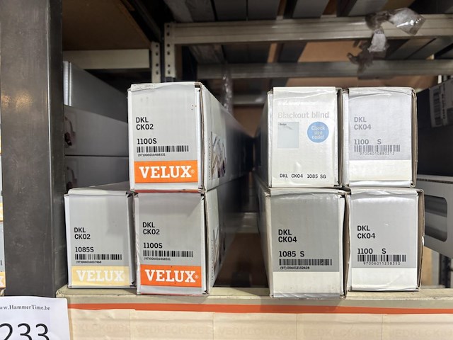 Inhoud rek velux blinds - afbeelding 3 van  7