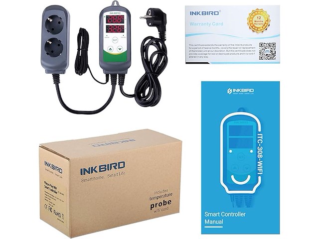 Inkbird digitale wifi thermostaat - afbeelding 4 van  5