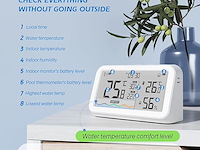 Inkbird ibs-p03r zonne draadloze zwembadthermometer - afbeelding 4 van  4