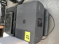 Inkjetprinter hp + laptopkoeler + klasseerbox - afbeelding 2 van  3