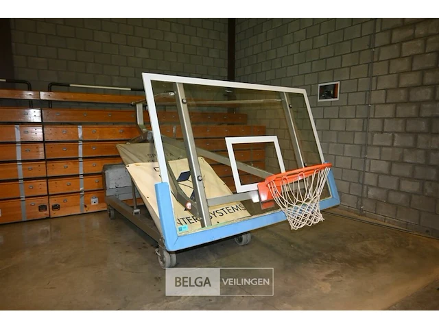 Inklapbare mobiele basketbalring - afbeelding 2 van  7