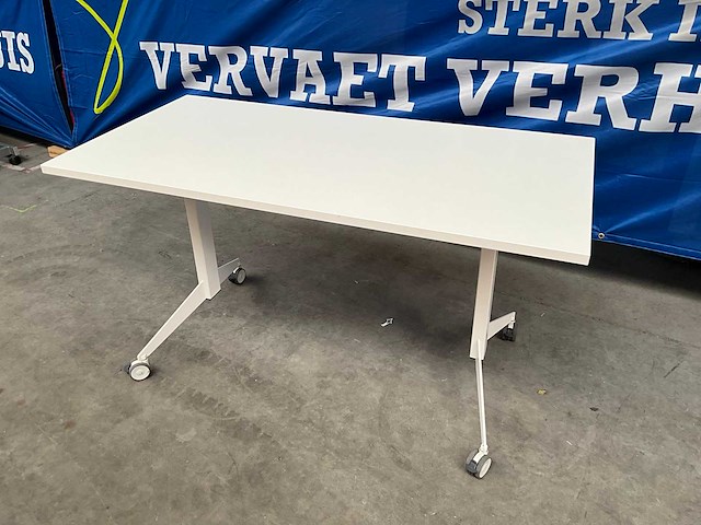 Inklapbare mobiele tafel (4x) - afbeelding 1 van  6