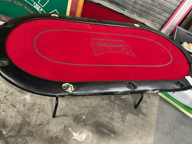 Inklapbare pokertafel (2x) - afbeelding 2 van  6