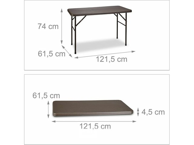 Inklapbare tafel - afbeelding 2 van  6