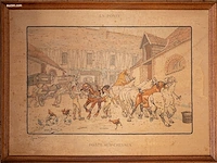Inkleurde lithografie georges busson (1859–1933)...