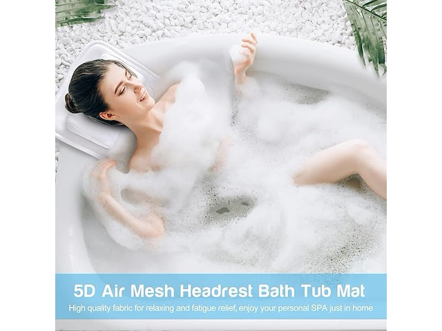 Inmorven badmat met hoofdsteun - afbeelding 5 van  5