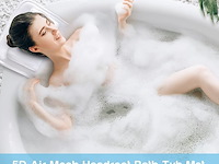 Inmorven badmat met hoofdsteun - afbeelding 5 van  5