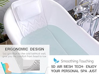 Inmorven badmat met hoofdsteun - afbeelding 3 van  3