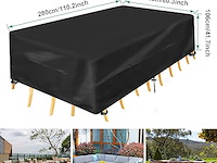 Inmua afdekking voor tuinmeubelen (280 x 204 x 106 - afbeelding 2 van  3