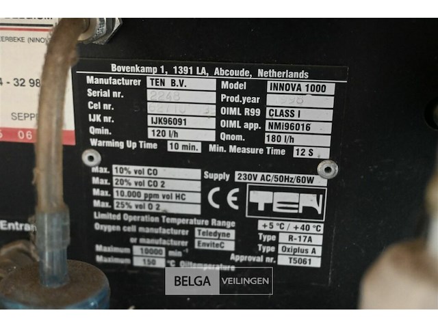 Innova 1000 gastester - afbeelding 7 van  7