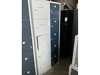 Inofec lockerkast 5 deuren met sleutel (2x) - afbeelding 2 van  3