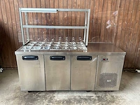 Inomak professionele gekoelde salade koelkast - afbeelding 2 van  9