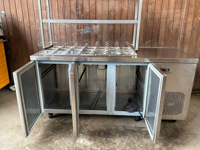 Inomak professionele gekoelde salade koelkast - afbeelding 5 van  9