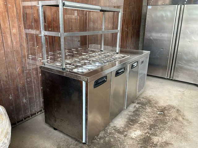 Inomak professionele gekoelde salade koelkast - afbeelding 6 van  9